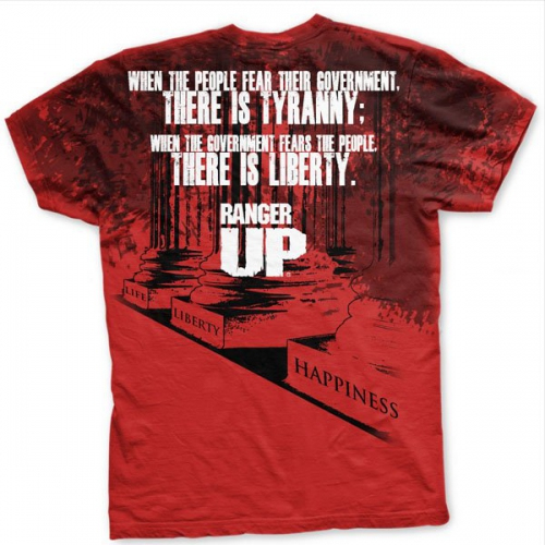 Футболка Ranger Up American Spartan T-Shirt - Red купити